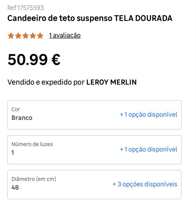 2 Candeeiros de tela suspenso