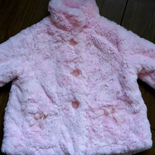 r. 80/86 futerko przejściowe kożuszek Young Dimen. RÓŻOWY BORDO