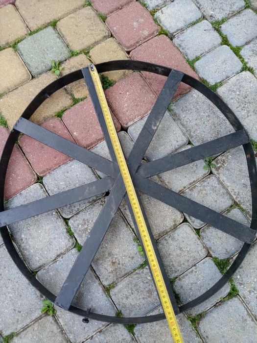 Koło metalowe zabezpieczenie na beczkę 60 cm