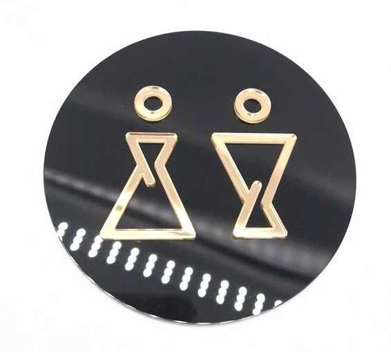 Tabliczka Toaleta Wc Znak Symbol Męski Damski Znaczek 19x19cm