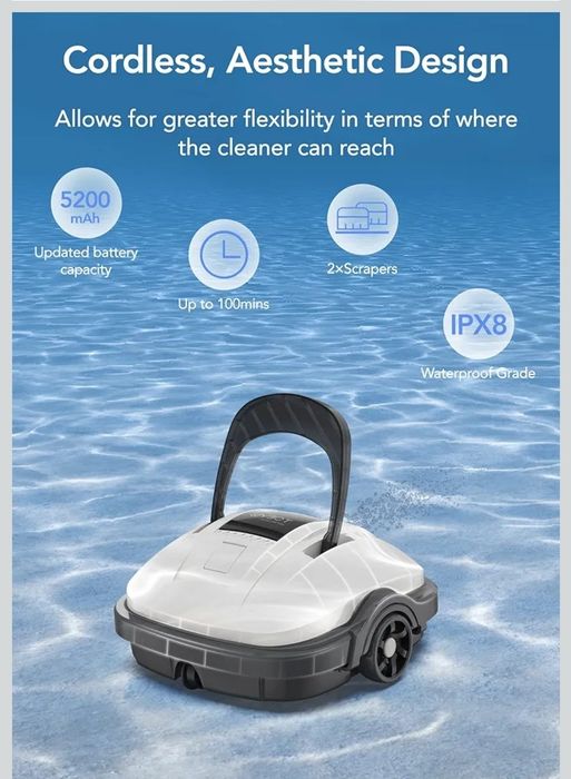 WYBOT Osprey 200Max bezprzewodowy robot czyszczący do basenu