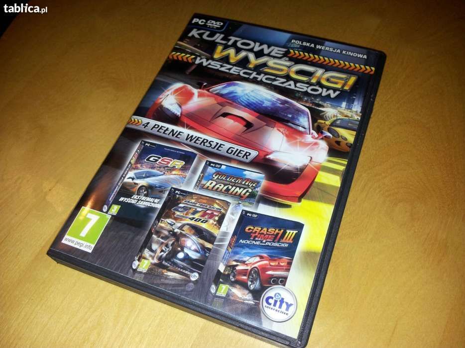 Kultowe wyscigi wszechczasow 4 gry na plycie