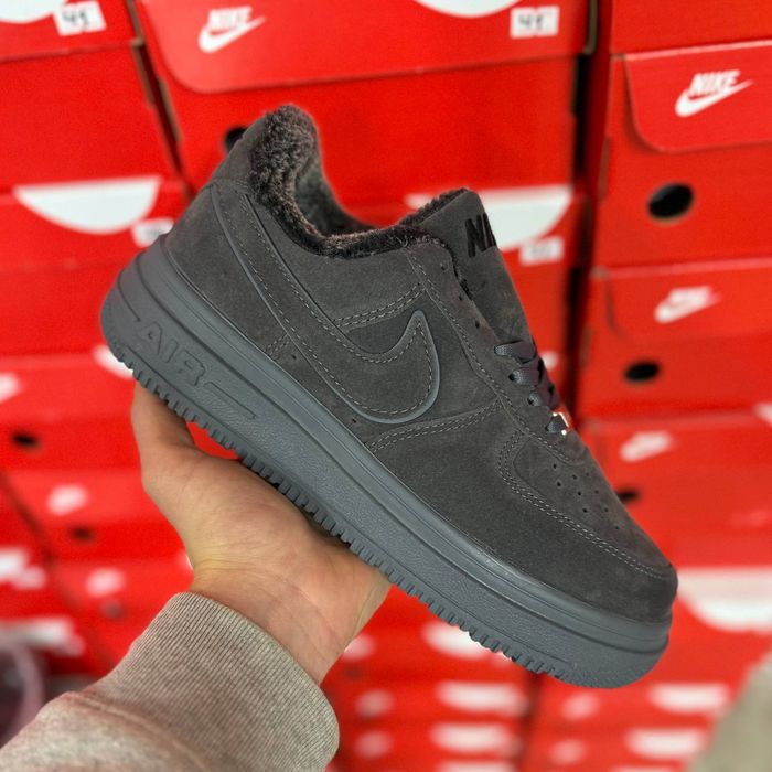 Кросівки найк , зимні кросівки, Nike, замшеві кросівки, стильні, теплі