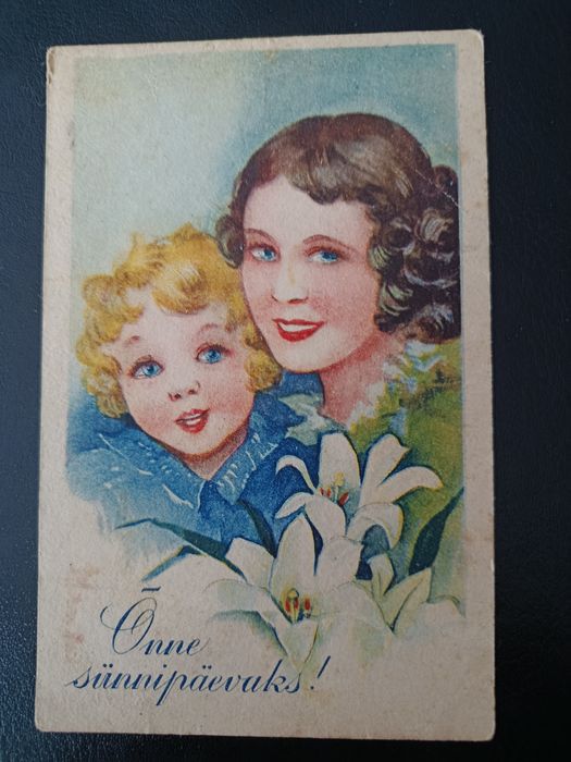 Kartka z życzeniami z początków XX wieku