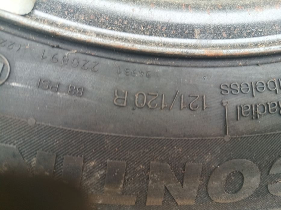 Opona felga Ducato 225/75R16C ET68 Continental