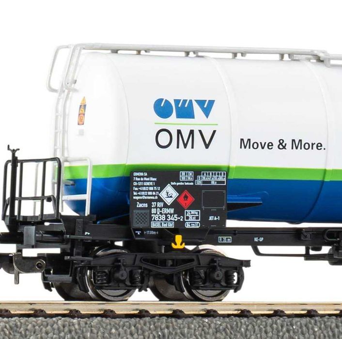 PIKO H0 (24627) - Wagon cysterna Ermewa/OMV Ep. VI