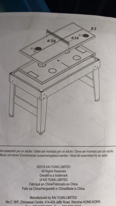 Mesa multijogos 12 em 1