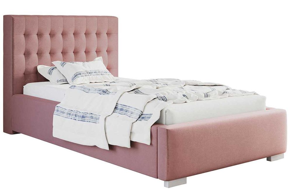 Łóżko tapicerowane LUX 2 90x200 Stelaż + pojemnik