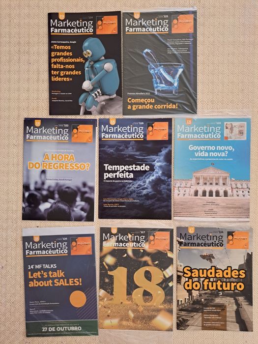 Várias revistas Marketing Farmacêutico