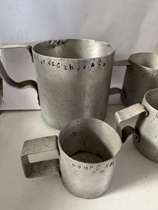 Medidas antigas de aluminio