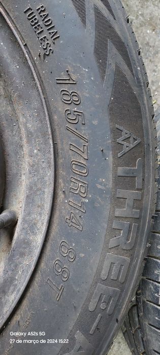 Conjunto 4 pneus + jantes