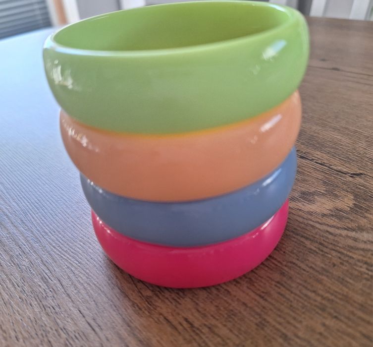 Bransoletki pastelowe 4 sztuki