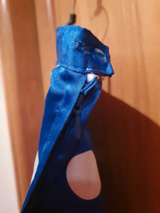 Saia rodada sevilhanas azul