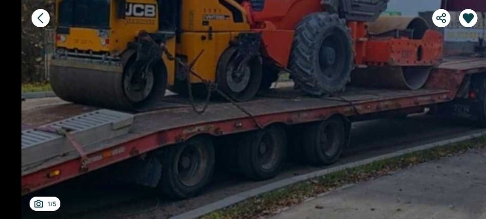 Usługi transportowe niskopodwoziem lub samochodem z Hds