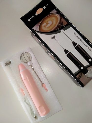 Капучінатор для кави, портативний заряджається від USB міксер пінозбив