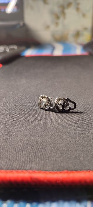 Серьги з сердцем