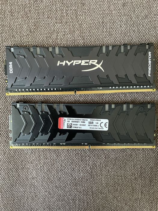 оперативна памʼять HyperX Predator DDR4 2x8