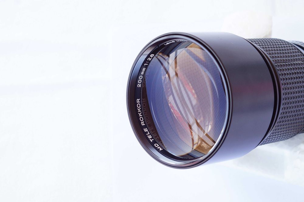 Minolta MD Tele Rokkor 200 /2.8 idealna sprawna do NEX FX MFT