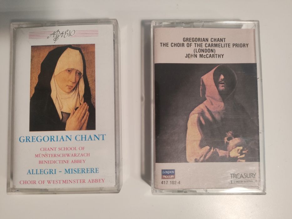 Gregorian Chant dwie kasety. The Choir of the Carmelite Priory. Misere