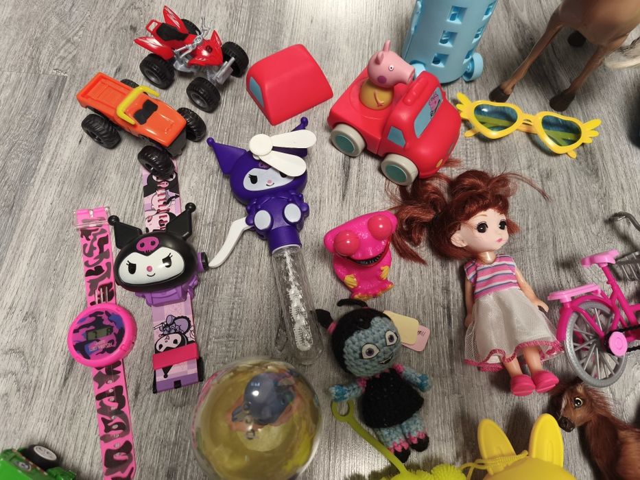 Набір лот пакет іграшок для дівчинки щенячий патруль свинка пеппа