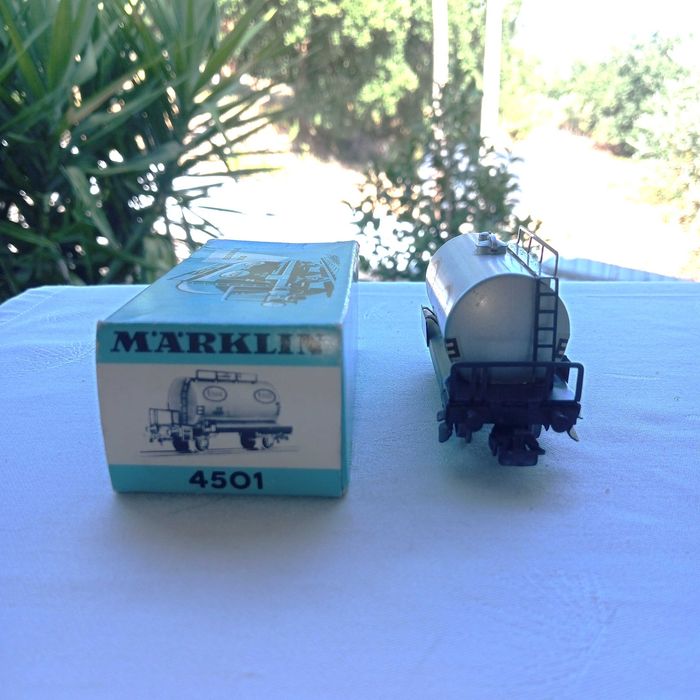 MARKLIN 4501, Vagão da ESSO em caixa original, 1966