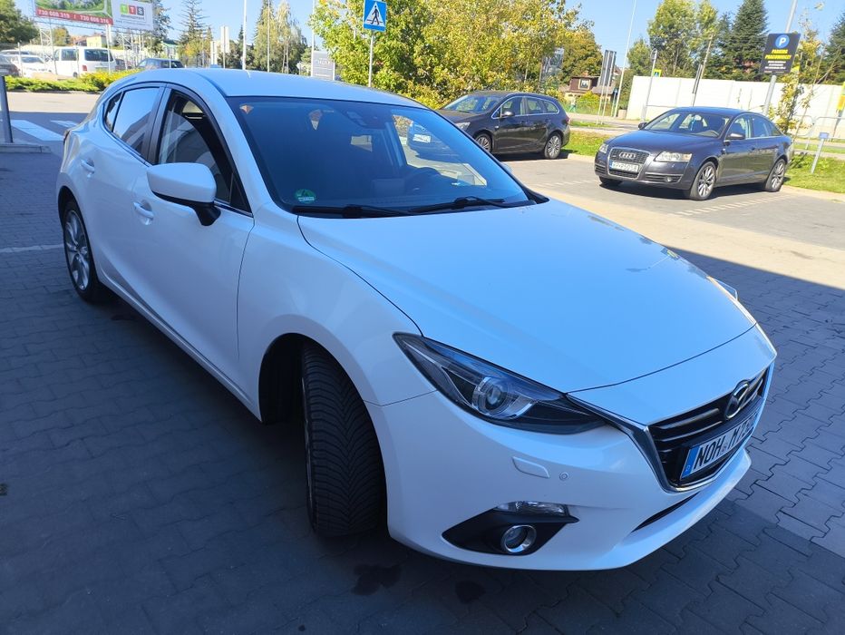 Mazda 3 2,2d 150 KM z Niemiec, full opcja, biała perła, śliczna!