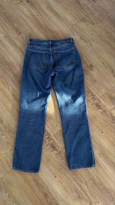 Jeansy H&M 38 wide leg wysoki stan