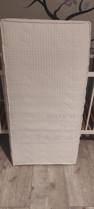 Łóżeczko dziecięce 120x60 + materac hevea baby max