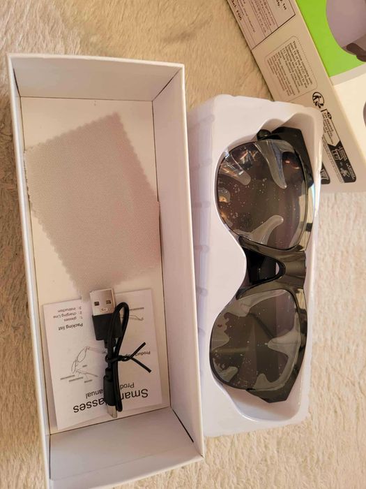 Okulary inteligentne z odtwarzaniem muzyki