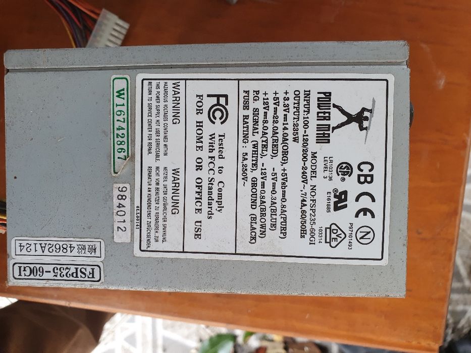 Fontes de alimentação diversas testadas a funcionar a 100%