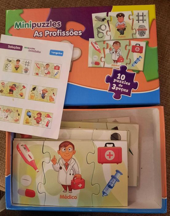 Jogos da Clementoni e puzzles - vários preços