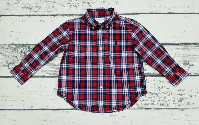 Ralph Lauren * koszula * kratka * chłopięca * 24M
