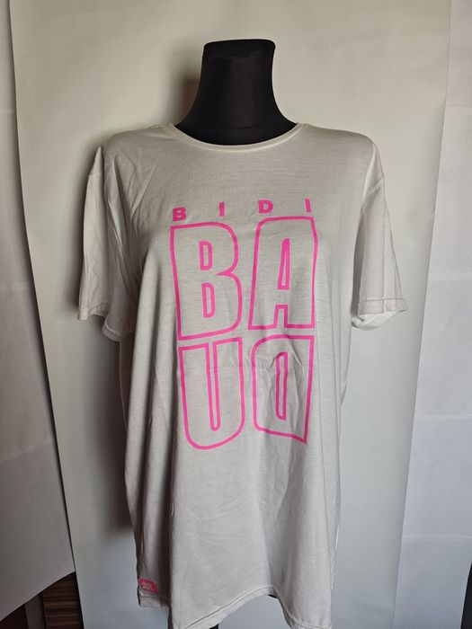 Bidi Badu stylowa koszulka z neonowym napisem XL