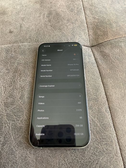 Iphone 15 pro  256 GB білий