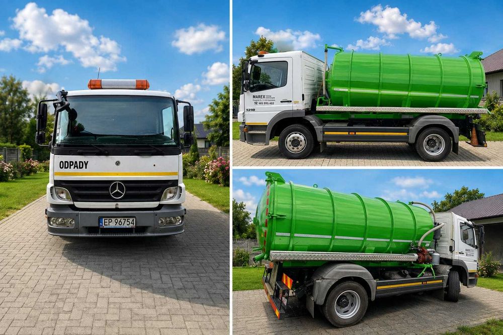 Mercedes Atego Szambiarka ASENIZACYJNY