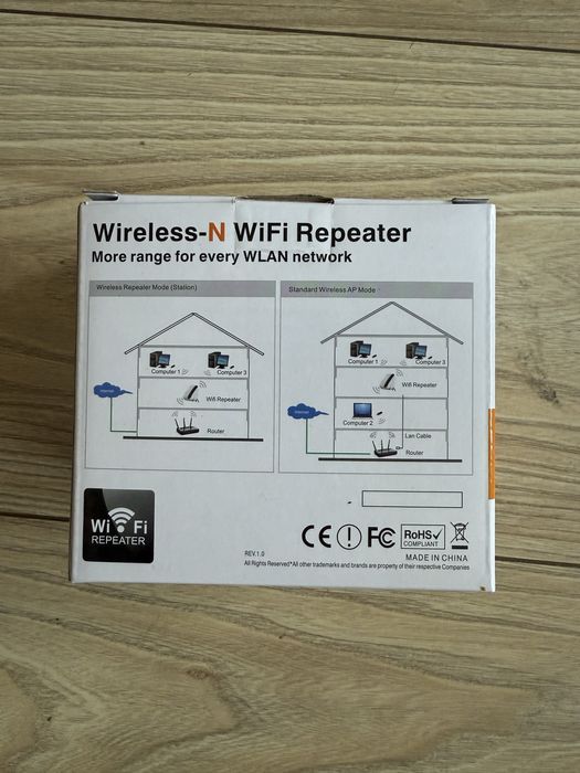 Wzmaczniacz sygnalu wi-fi repeater nowy
