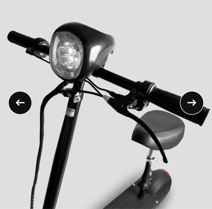 Електро самокат з сідлом