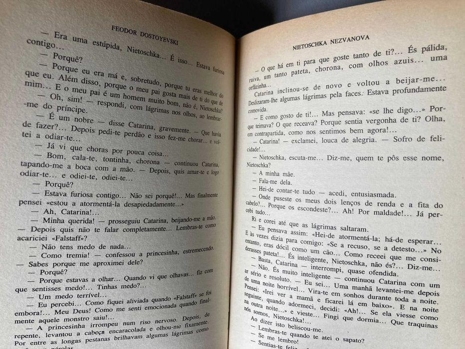 Nietoschka Nezvanova + Noites Brancas, de Dostoievski