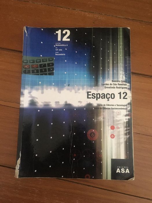 Livro Espaço 12 - Matemática