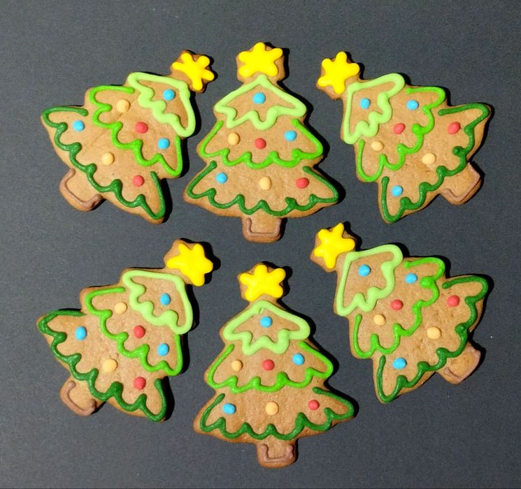 Pierniczki świąteczne pierniki lukrowane lukier piernik Mikołaj łoś