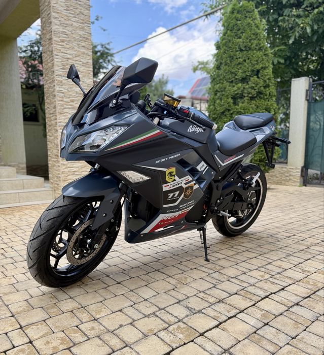 Електробайк Ninja 2999Вт, сірий, гарантія, електромотоцикл, є розстрочка