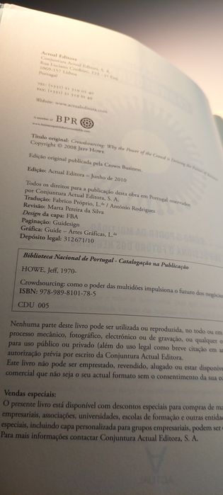 Crowdsourcing, Como o Poder da Multidão Impulsiona... - Jeff Howe64283838669185122