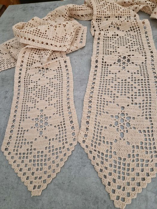 Panos em croché feitos à mão
