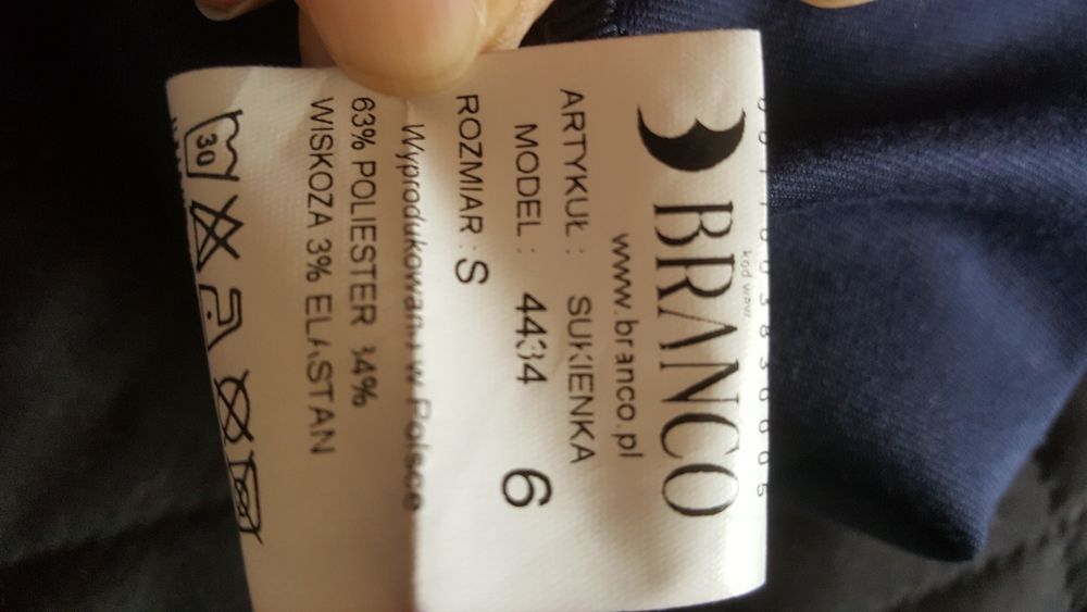 Sukienka ciążowa elegancka Branco