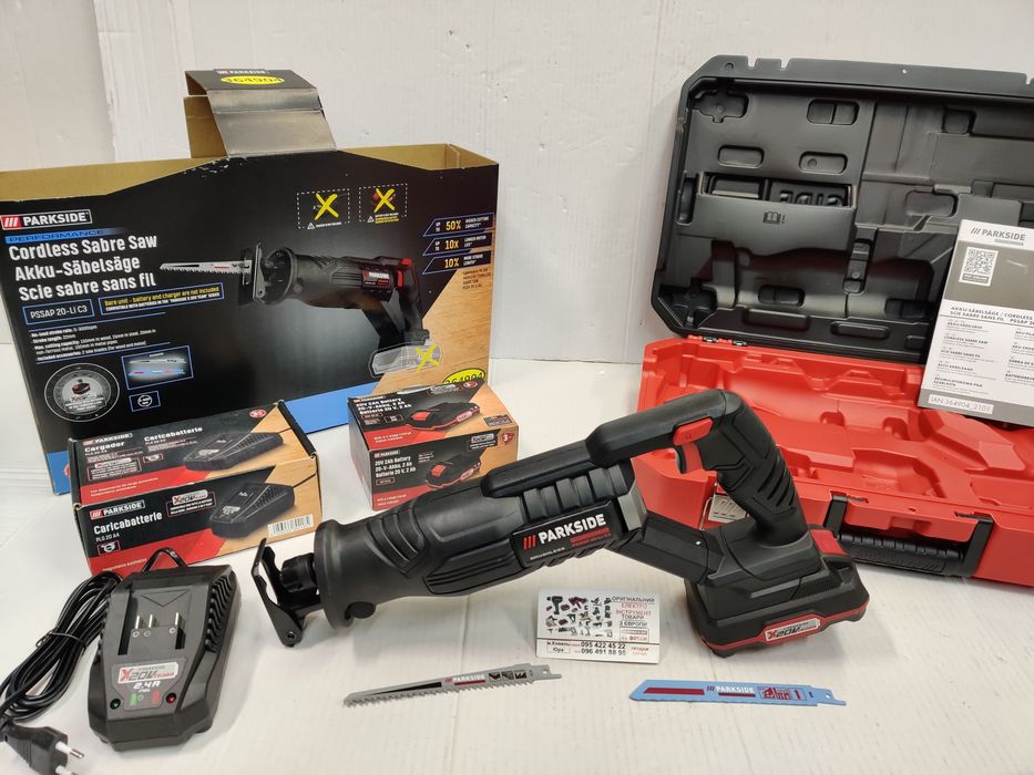 НОВ бесщоточна сабельна пила з Німеччини PARKSIDE Performance PSSAP 20