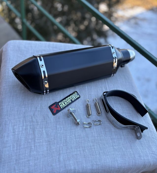 Прямоток вихлоп Akrapovic Прямоточний глушник 37 Акраповіч на мотоцикл