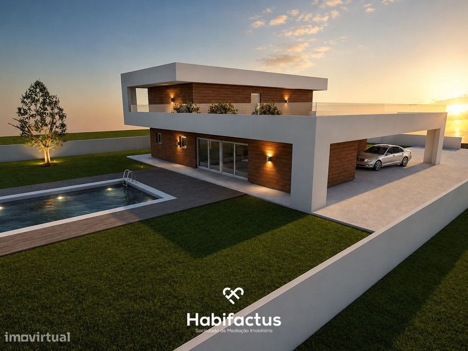 Moradia de Luxo em Tondela | Lote 1.161 m² | Terraço panorâmico de 161