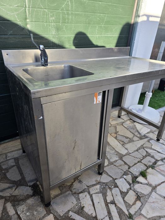 Pack 4 equipamentos cozinha inox industrial restauração