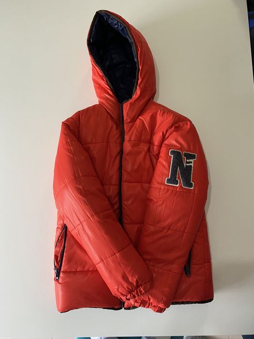 Kispo vermelho e azul de dupla face (reversível) da Nukutavake