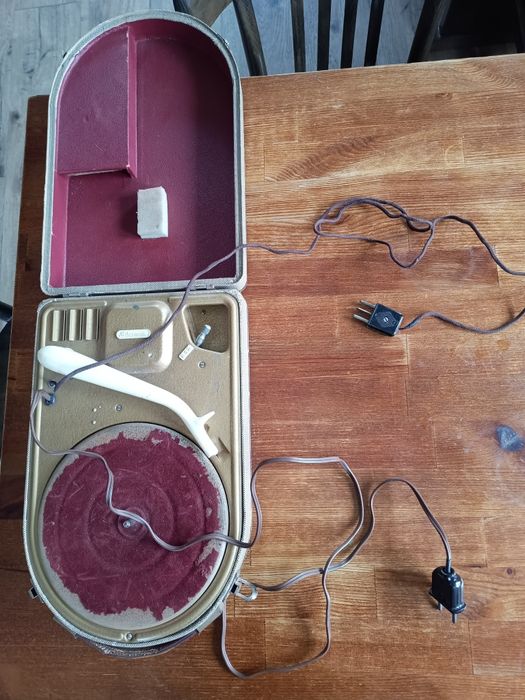 Stary Gramofon Neckermann lata 50 te